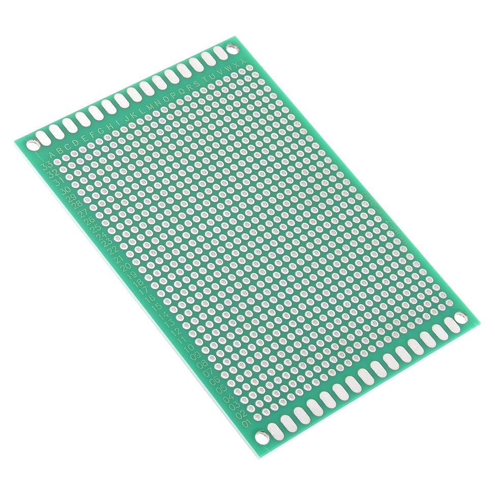 Placa PCB Doble Cara 7x10cm uxcell para Proyectos Electrónicos