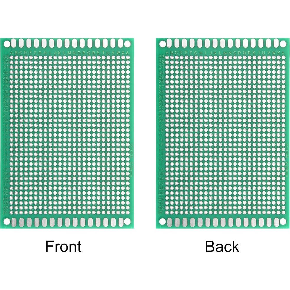 Placa PCB Doble Cara 7x10cm uxcell para Proyectos Electrónicos