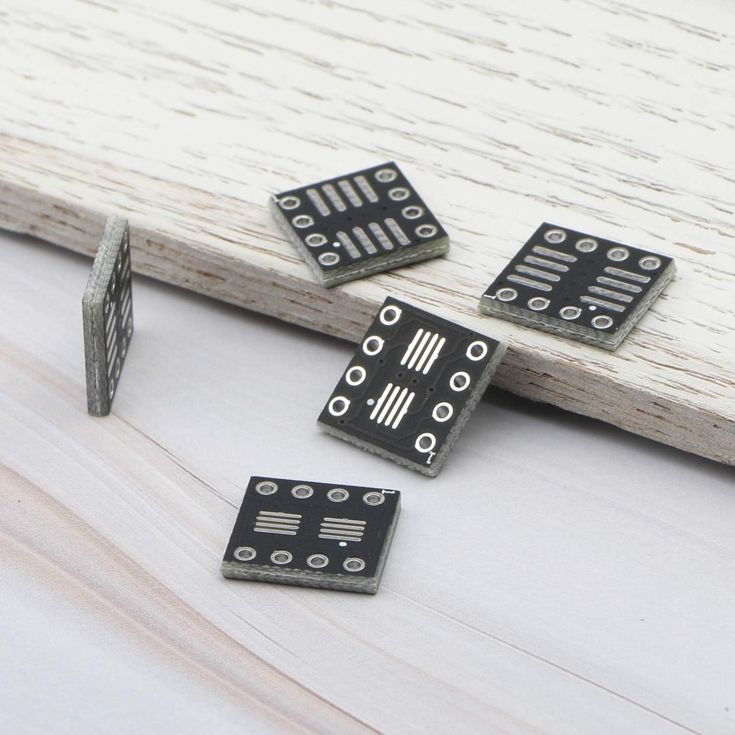 Adaptador PCB Doble Cara 8 Pines JIUWU para Prototipos DIY