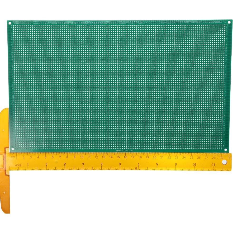 Placa PCB Prototipo SHUATI 18x30cm Fibra de Vidrio Verde