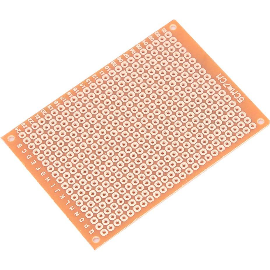 10 Protoboards 5x7cm Baquelita Tomotato para Proyectos DIY
