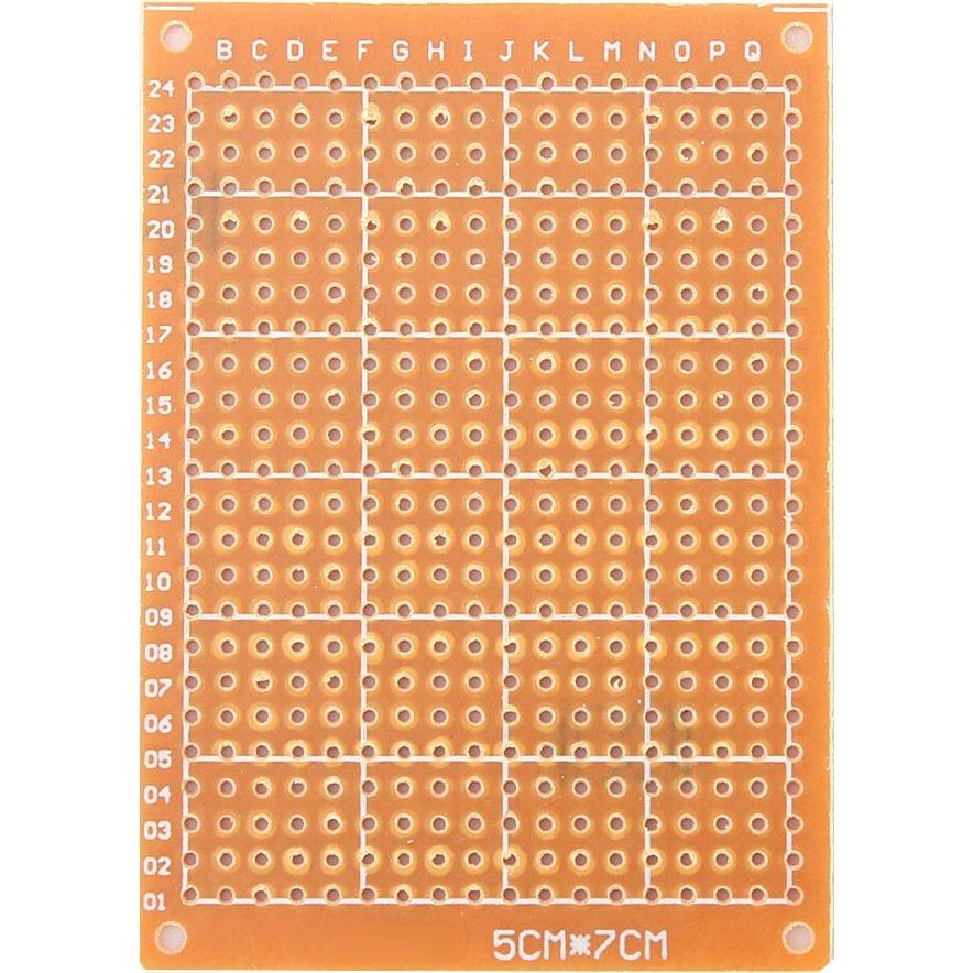 10 Protoboards 5x7cm Baquelita Tomotato para Proyectos DIY