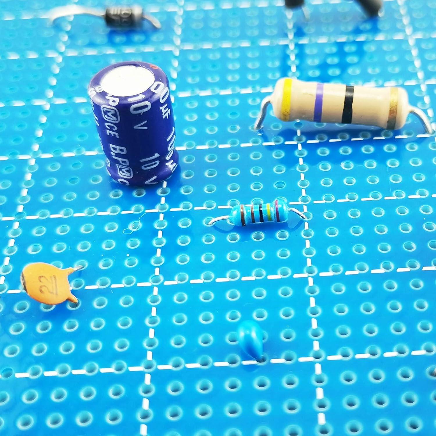 YUNGUI PCB Protoboard Soldable 3 Piezas 10x15cm Azul