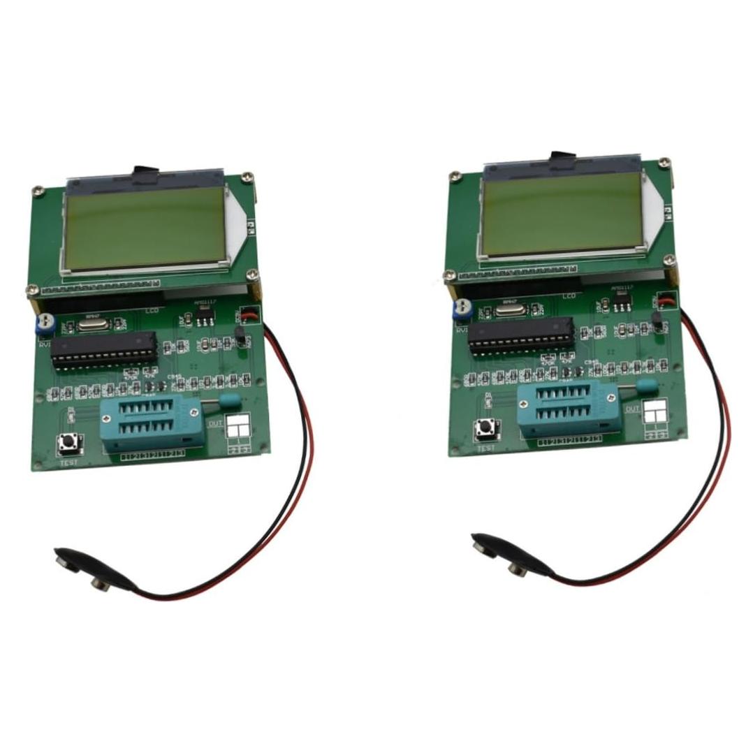 Probador de Componentes Digital Artibetter 2pcs Multifuncional
