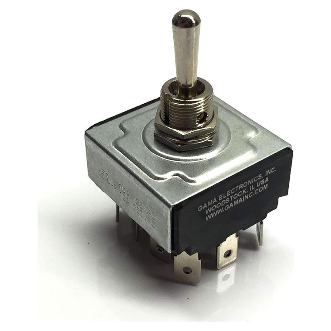 Interruptor de palanca 4 polos GAMA 16A 125VAC On-Off-On