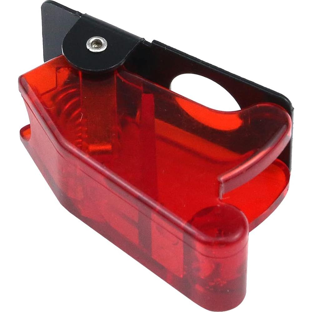 Cubierta de Interruptor de Palanca Rojo Antrader 12mm 6-Pack