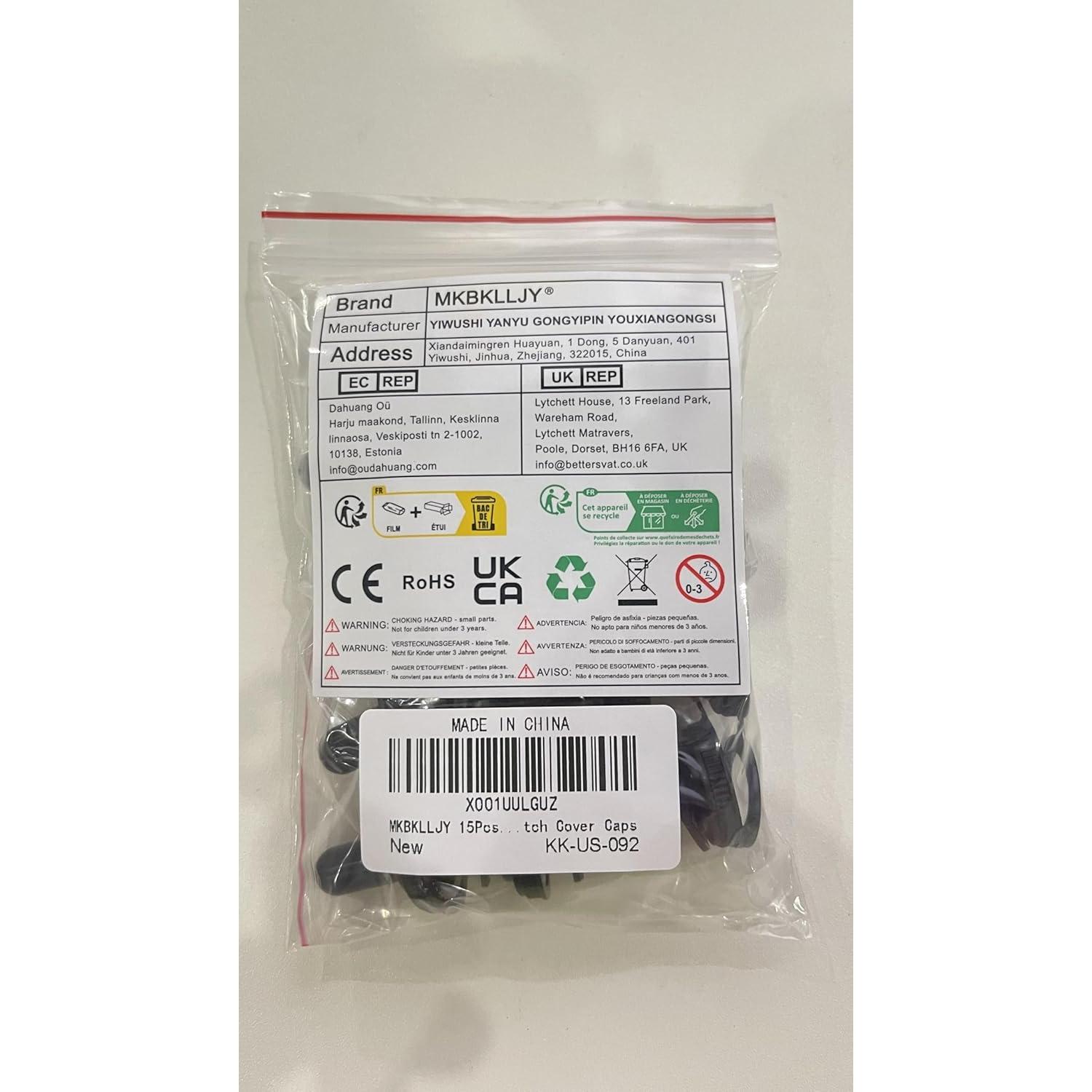 15 Cubiertas de Botas de Goma Impermeables 12mm MKBKLLJY