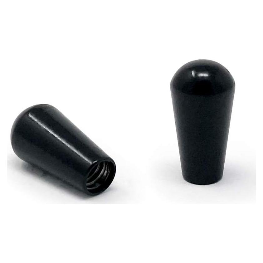 Tapa de Interruptor de Palanca de Metal Vintage Forge Negro - Paquete de 2