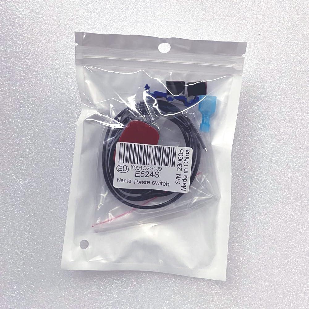 Interruptor de botón tipo pasta Gebildet 12V-220V 10A Negro