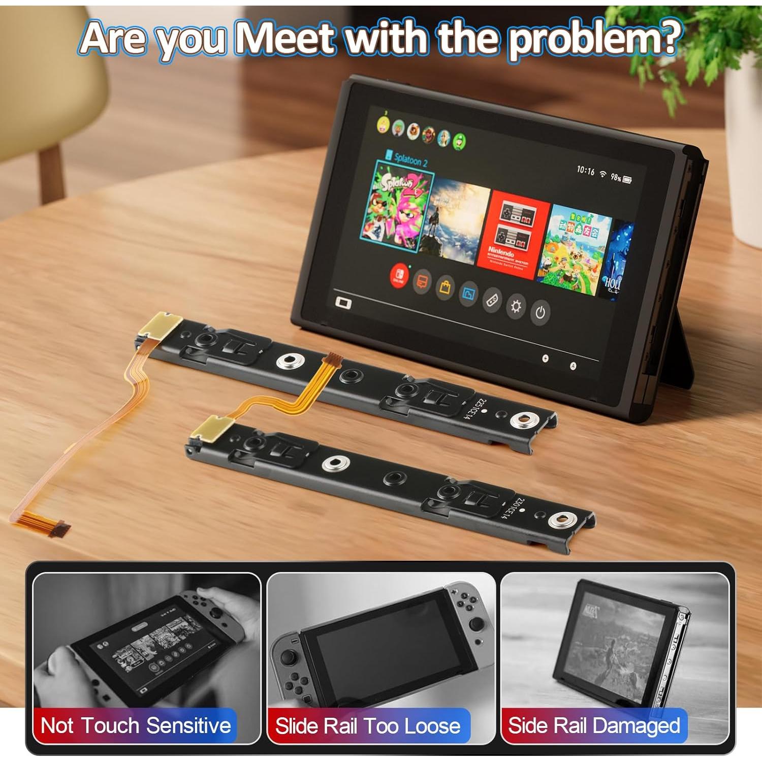 Riel Deslizante Izquierdo y Derecho para Nintendo Switch