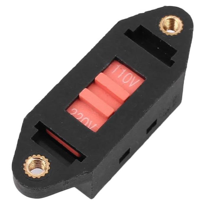 Interruptor deslizante selector de voltaje uxcell 110-220V DPDT