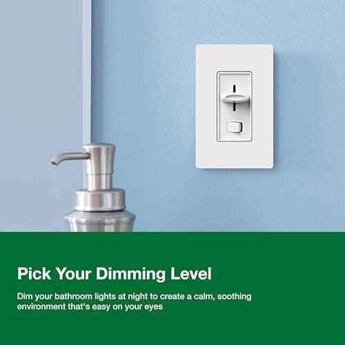 Interruptor Regulador Lutron Skylark LED+ Blanco 150W