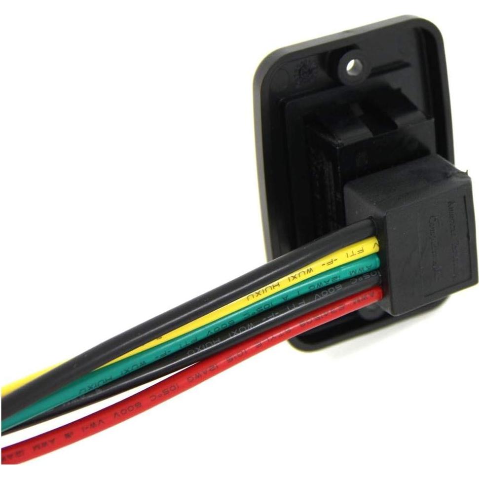 Ensamblaje de Interruptor Eléctrico Lippert 117460 - Negro - 5 Terminales