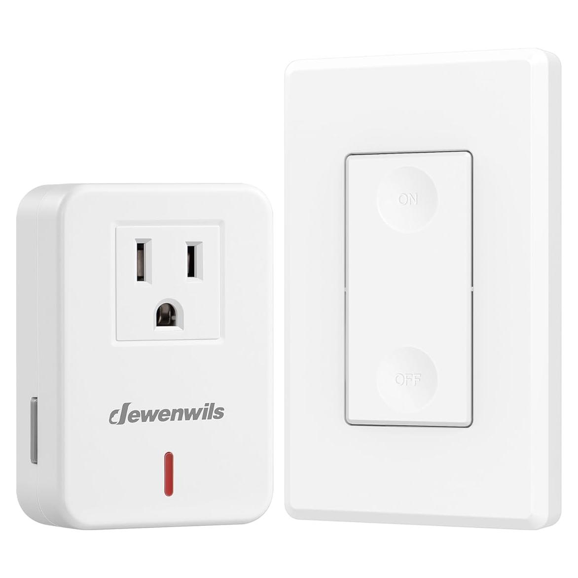 Interruptor de Luz Inalámbrico DEWENWILS con Control Remoto