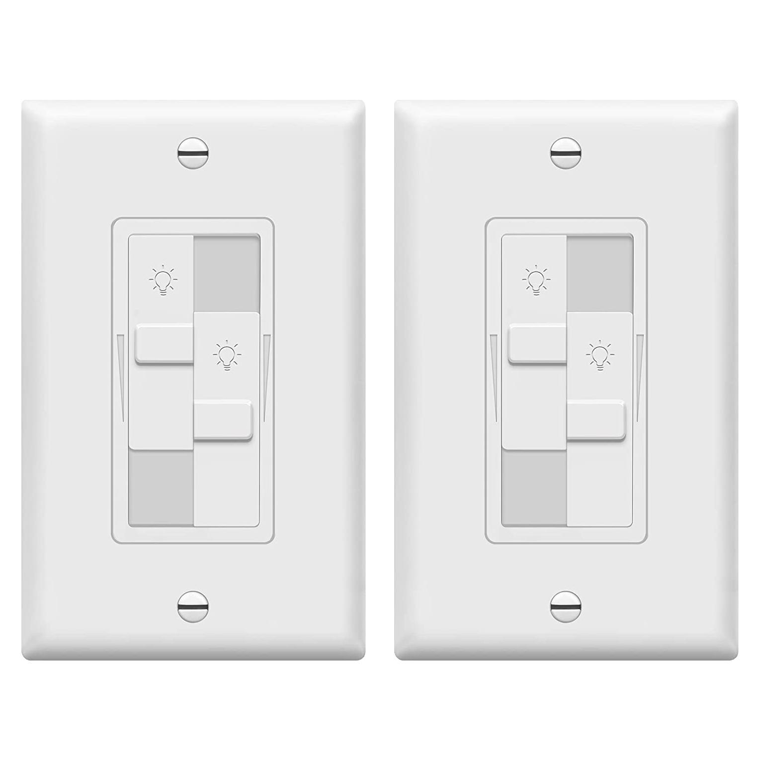 Interruptor Regulador de Luz Doble Kalide TOPGREENER 200W LED