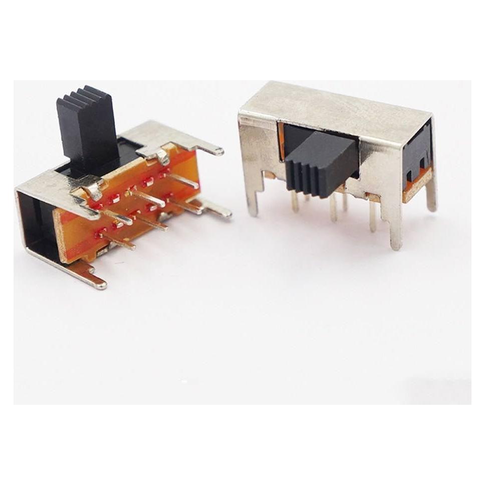 Interruptor Deslizante DPDT 20 Pcs 6mm Genérico 0.5A 50VAC