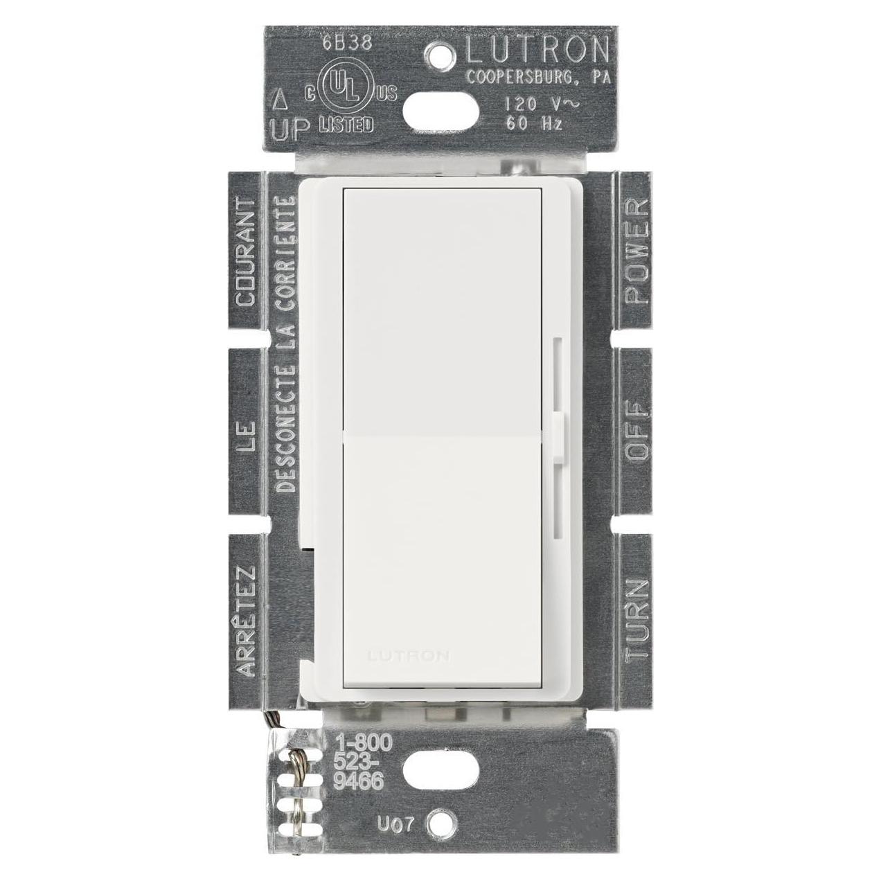 Regulador de Voltaje Bajo Lutron DVLV-603P-WH 600W 3 Vías Blanco