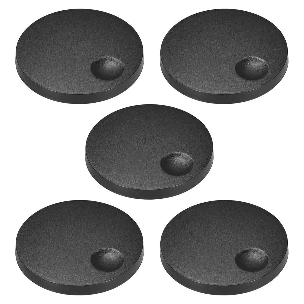 Perillas de Control de Potenciómetro uxcell 5 Pcs Tipo D 6mm Negras