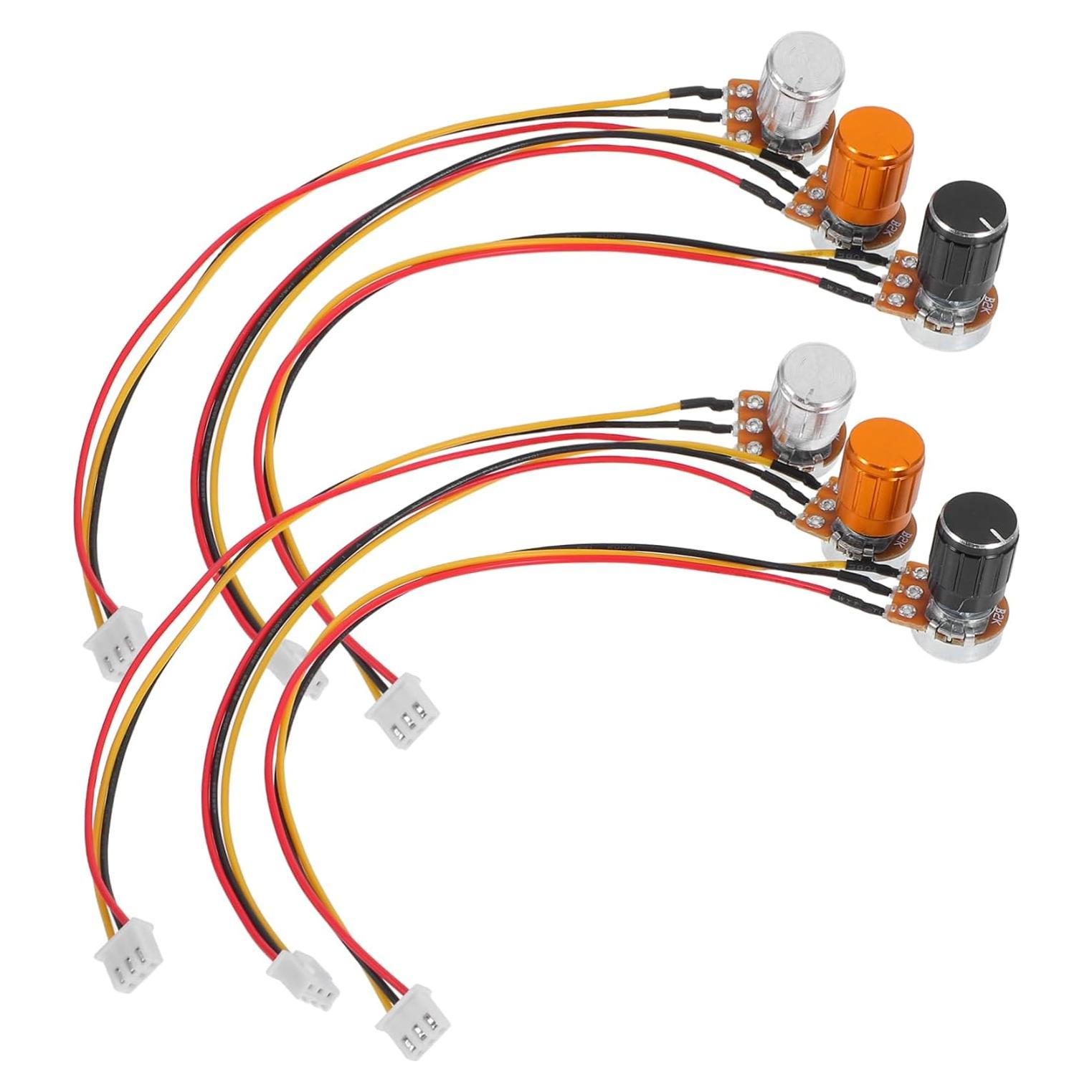 Set de 3 Potenciómetros Rotativos Zerodeko WH148 con Cable