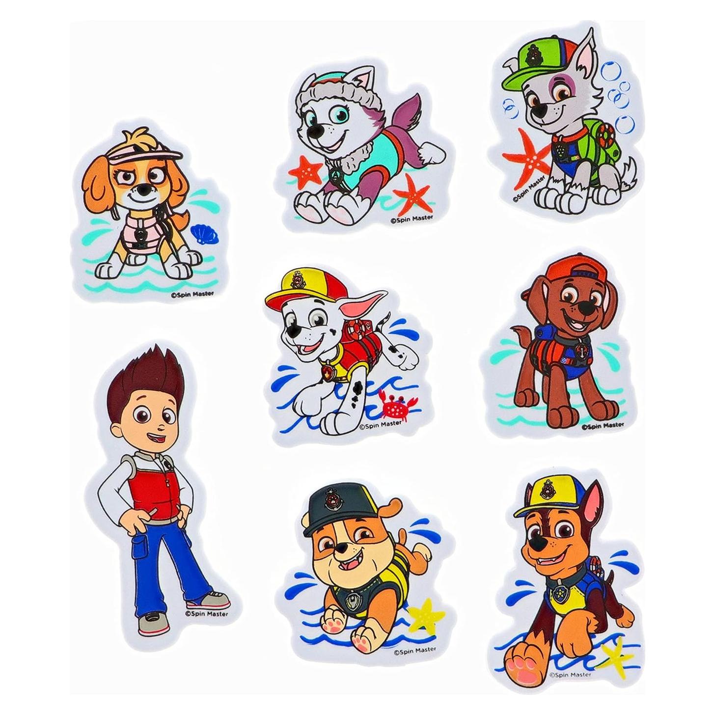 Set de 8 Adherencias de Baño PAW Patrol - Juguetes Divertidos
