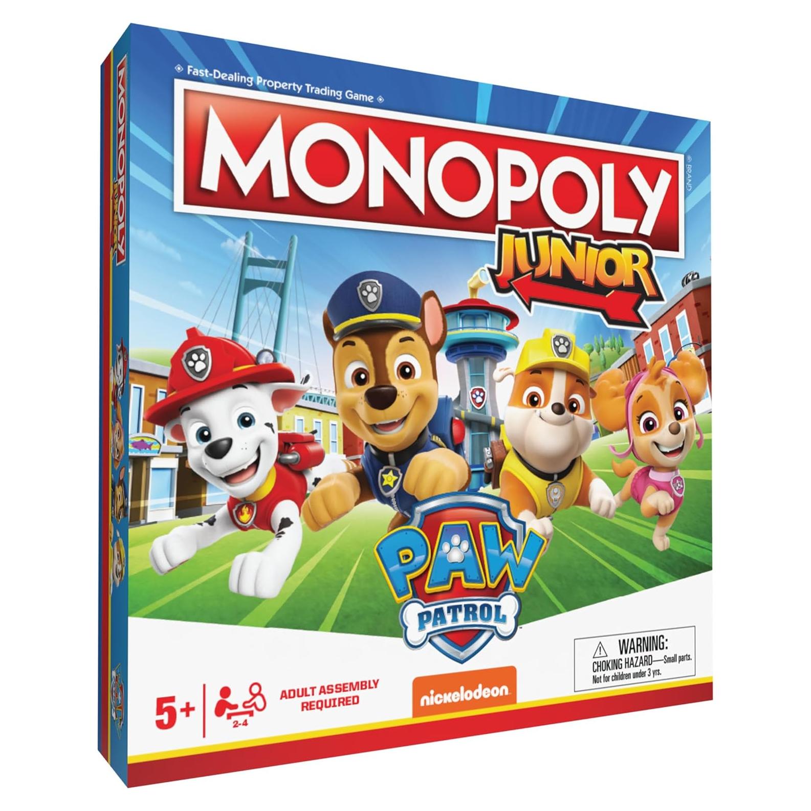 Monopoly Junior PAW Patrol USAopoly | Juego Familiar 5+