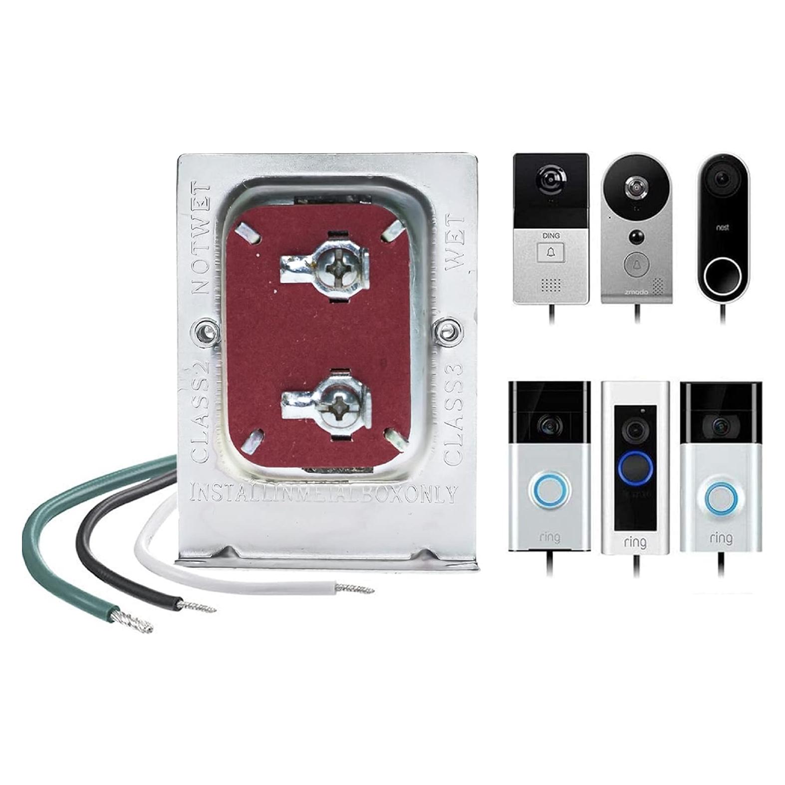 Transformador de Timbre 16V 30VA Compatible Ring Pro Nest Hello