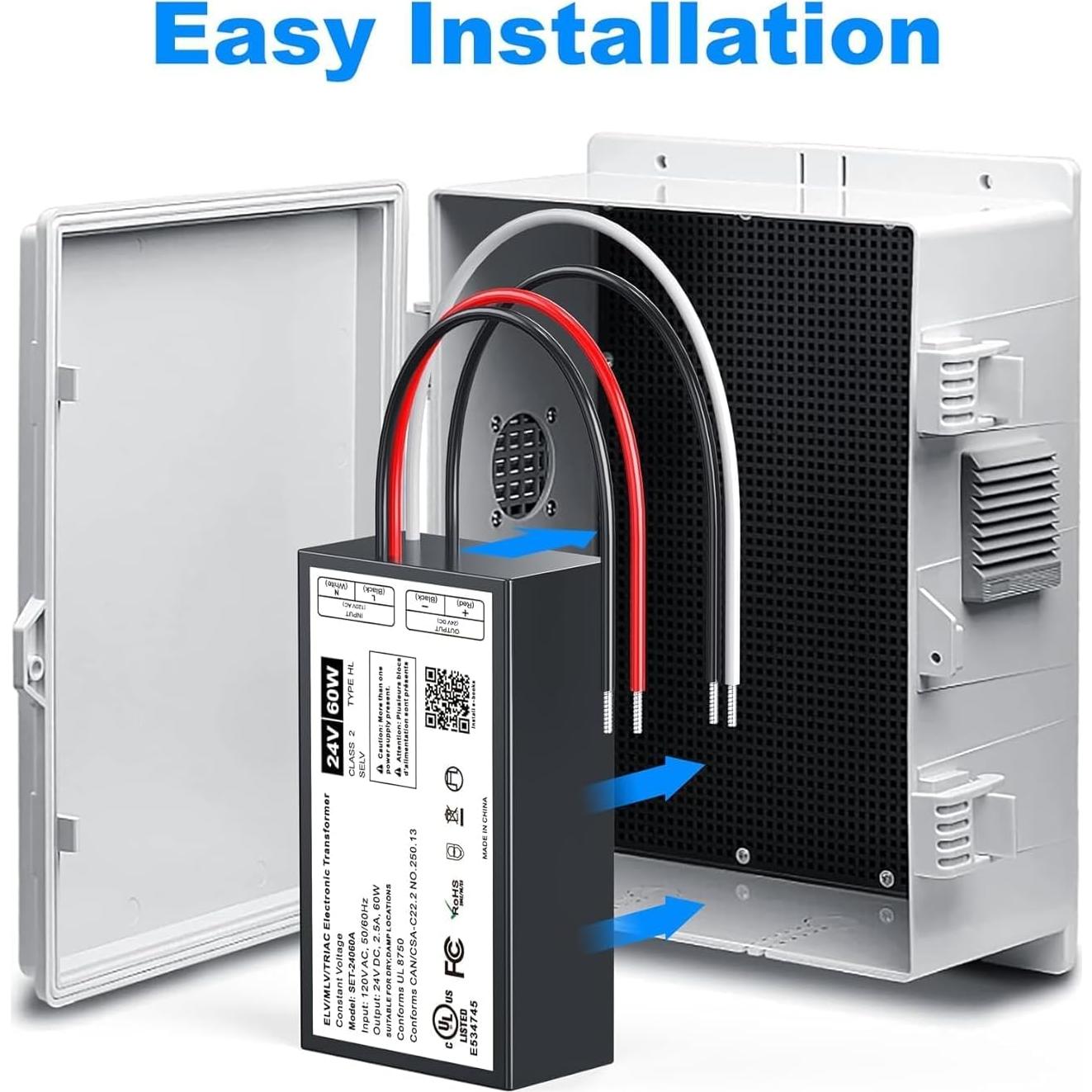 Transformador LED Dimmable 60W 24V Inexaccessories