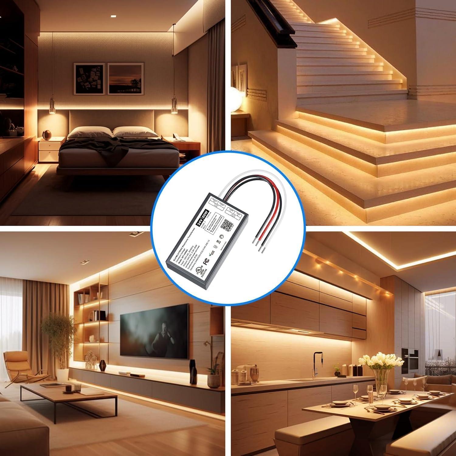 Transformador LED Dimmable 60W 24V Inexaccessories