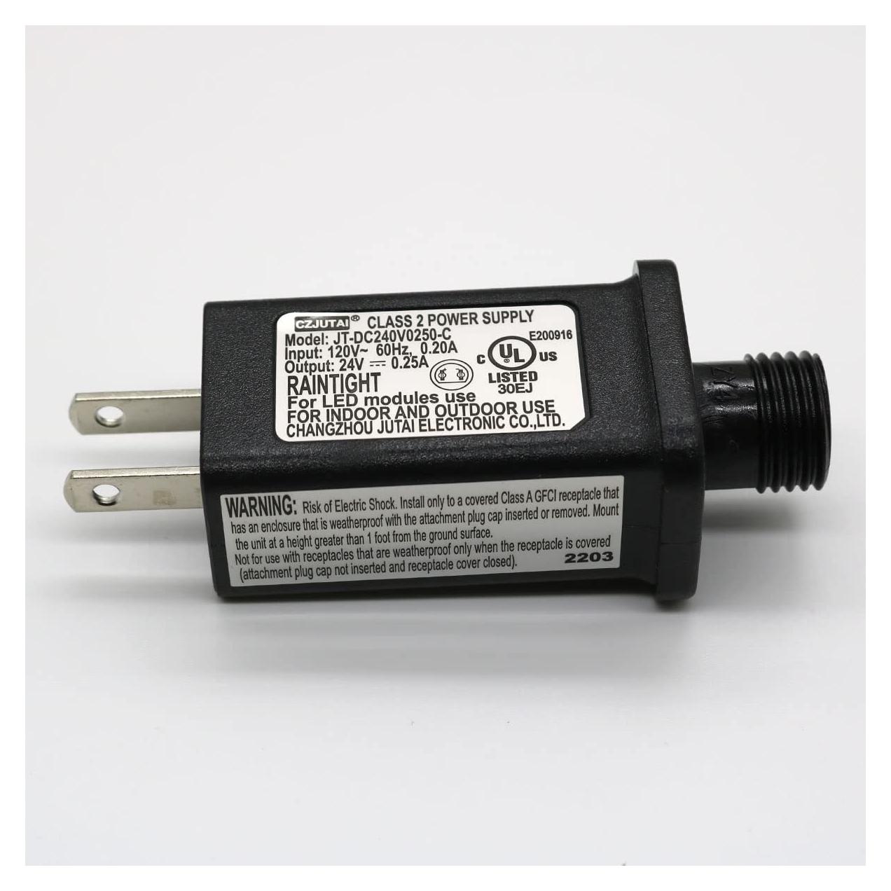 Transformador LED 24V 6W IP44 CHANGZHOU para Luz Interior/Exterior