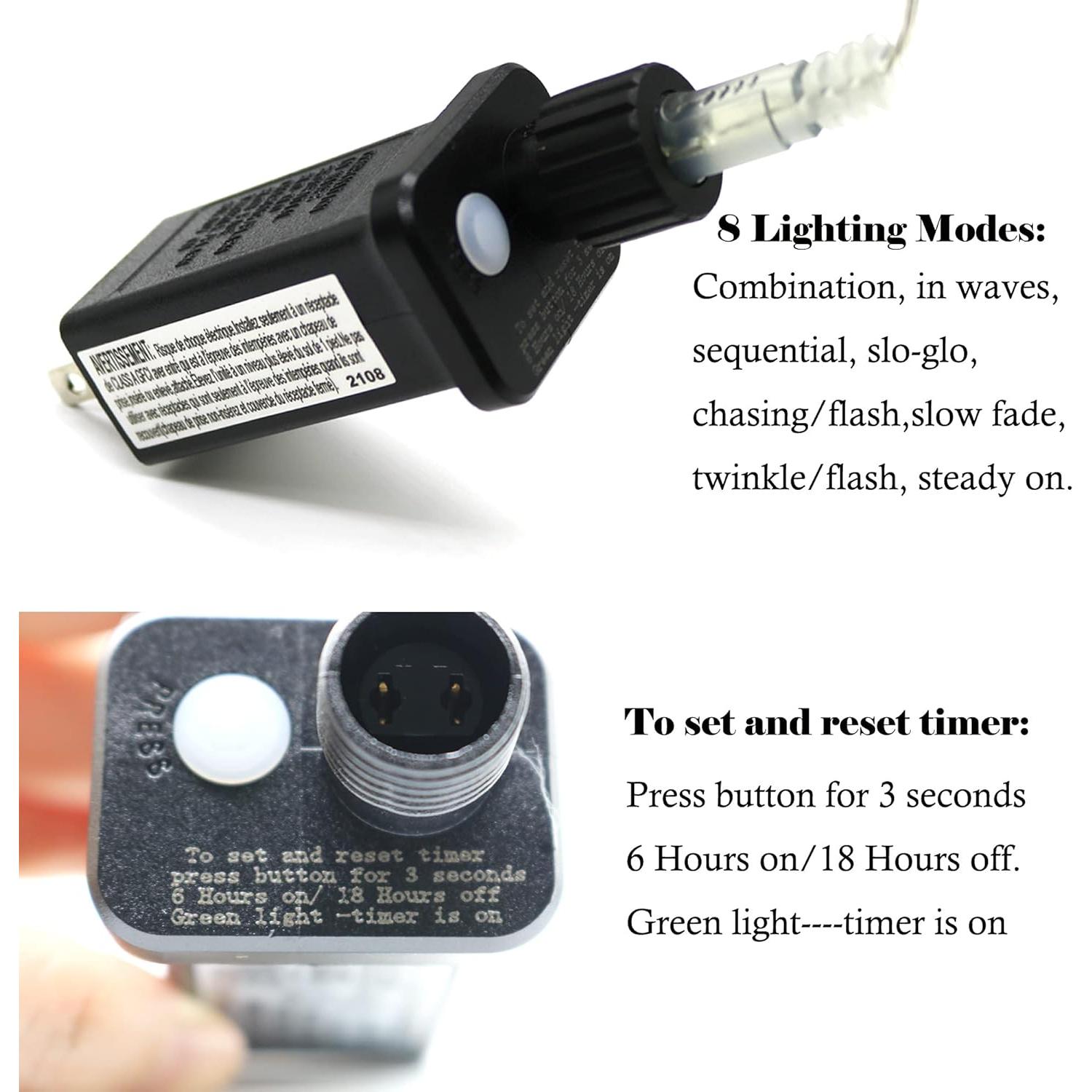 Transformador LED 24V 6W Changzhou Jutai 8 Modos IP44