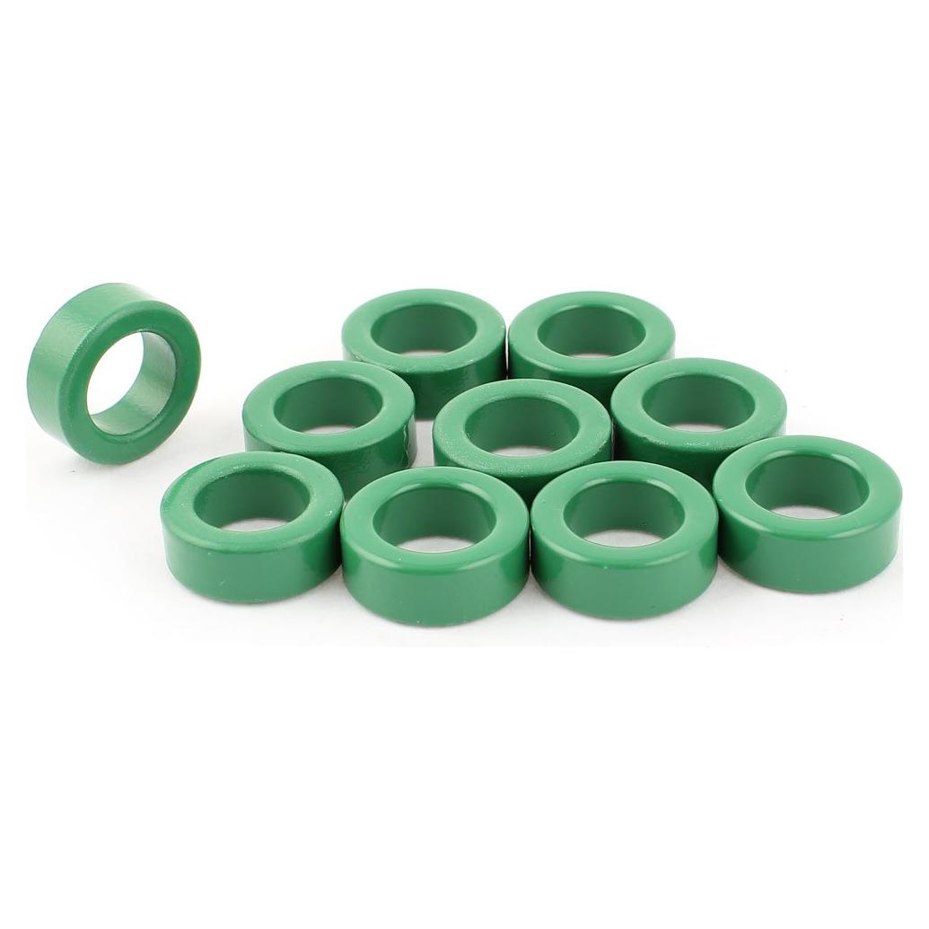 Núcleos Toroidales de Ferrita uxcell 22x14x8mm 10 Pcs
