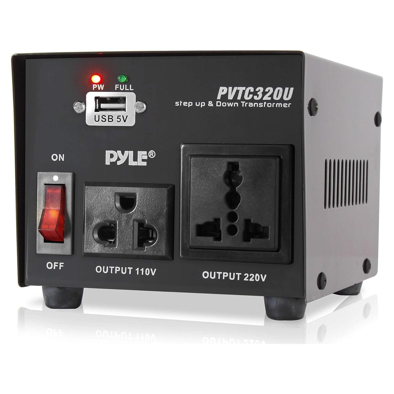 Convertidor de Voltaje Pyle PVTC320U 500W USB 110/220V