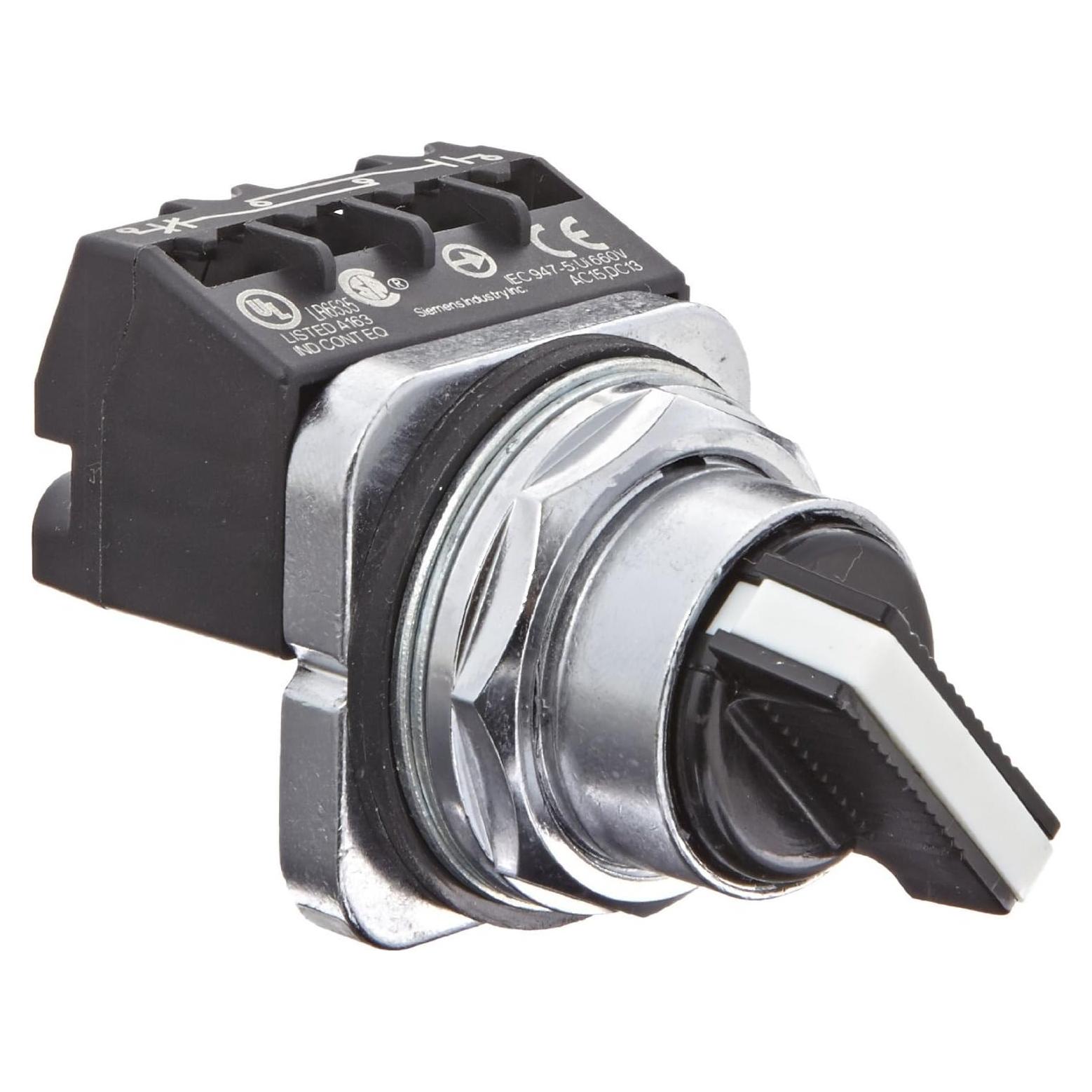 Unidad de Selector Siemens 52SA2AABA1 2 Posiciones IP54