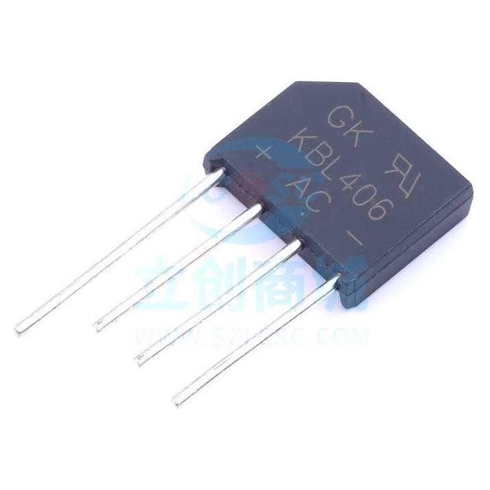 Puente Rectificador 600V 4A KBL KBL406 - 5 Piezas