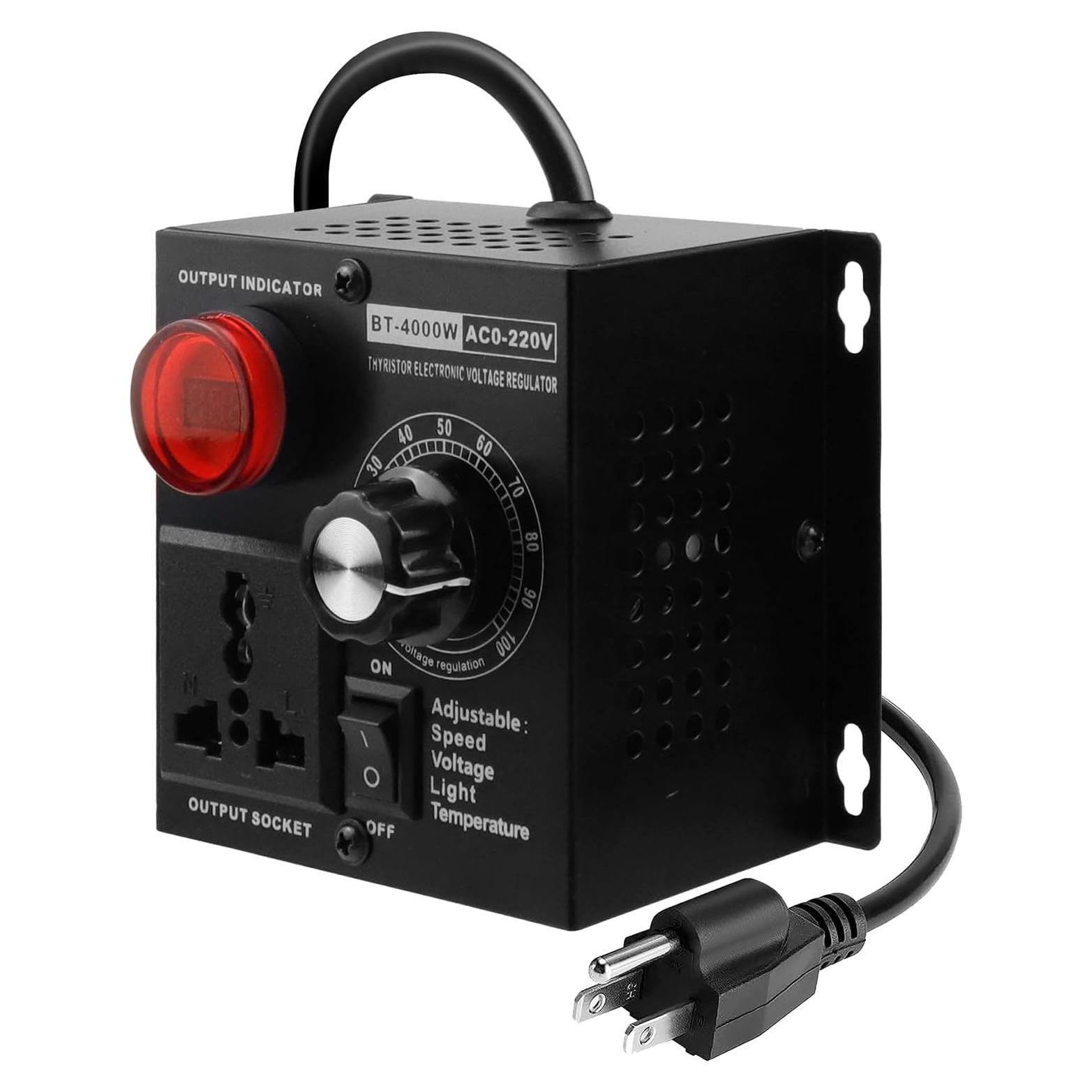 Controlador de Velocidad Variable Antrader 15A 220V 4000W