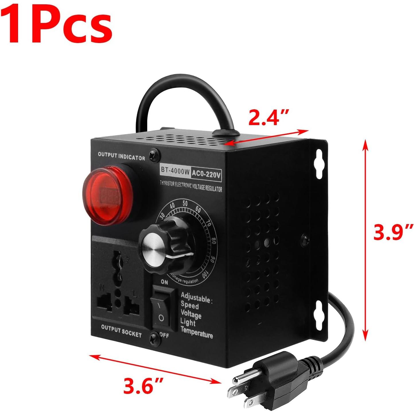 Controlador de Velocidad Variable Antrader 15A 220V 4000W