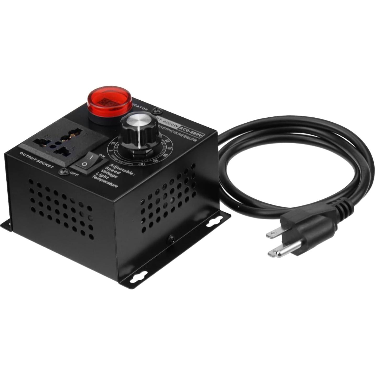 Controlador de Velocidad Variable Antrader 15A 220V 4000W