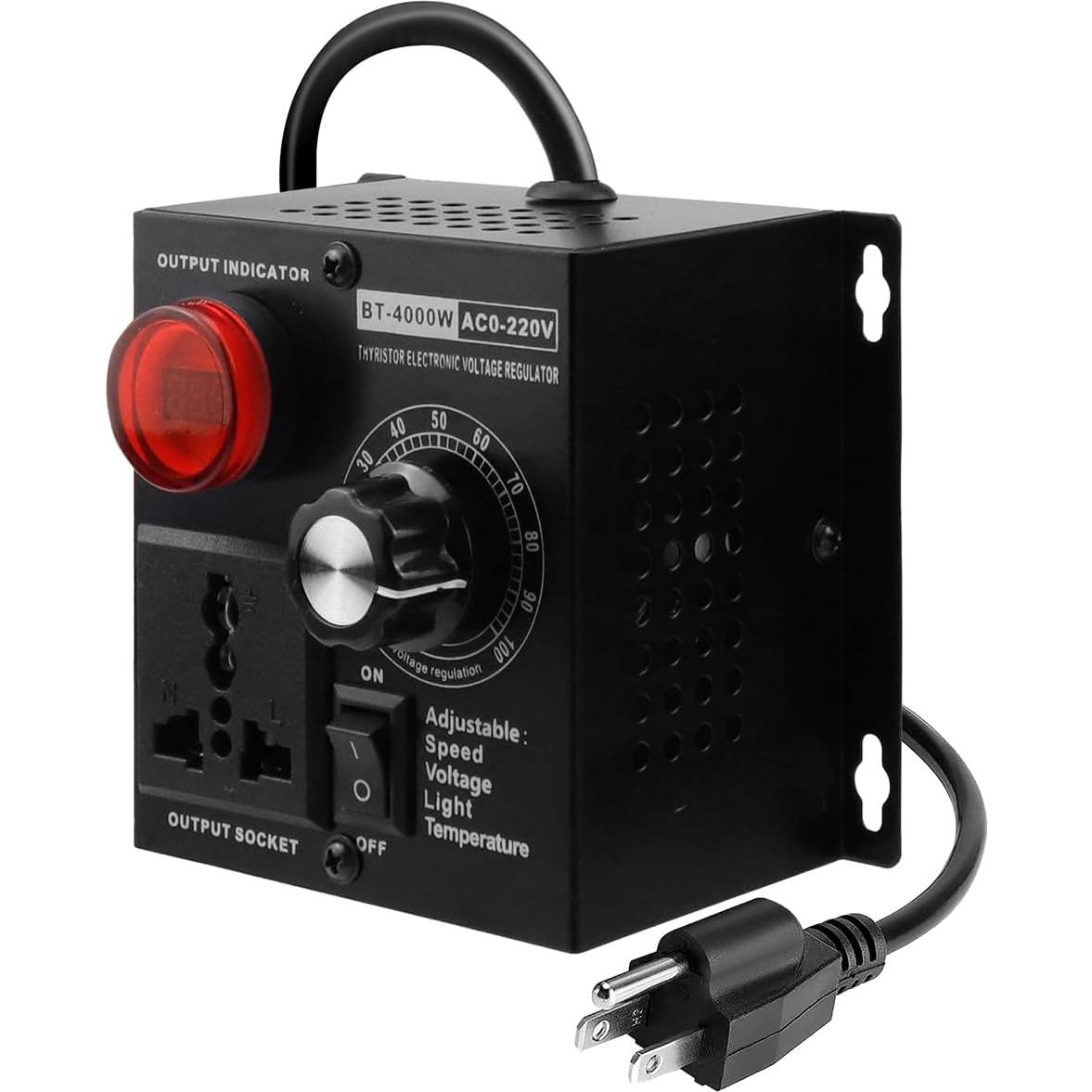 Controlador de Velocidad Variable Antrader 15A 220V 4000W