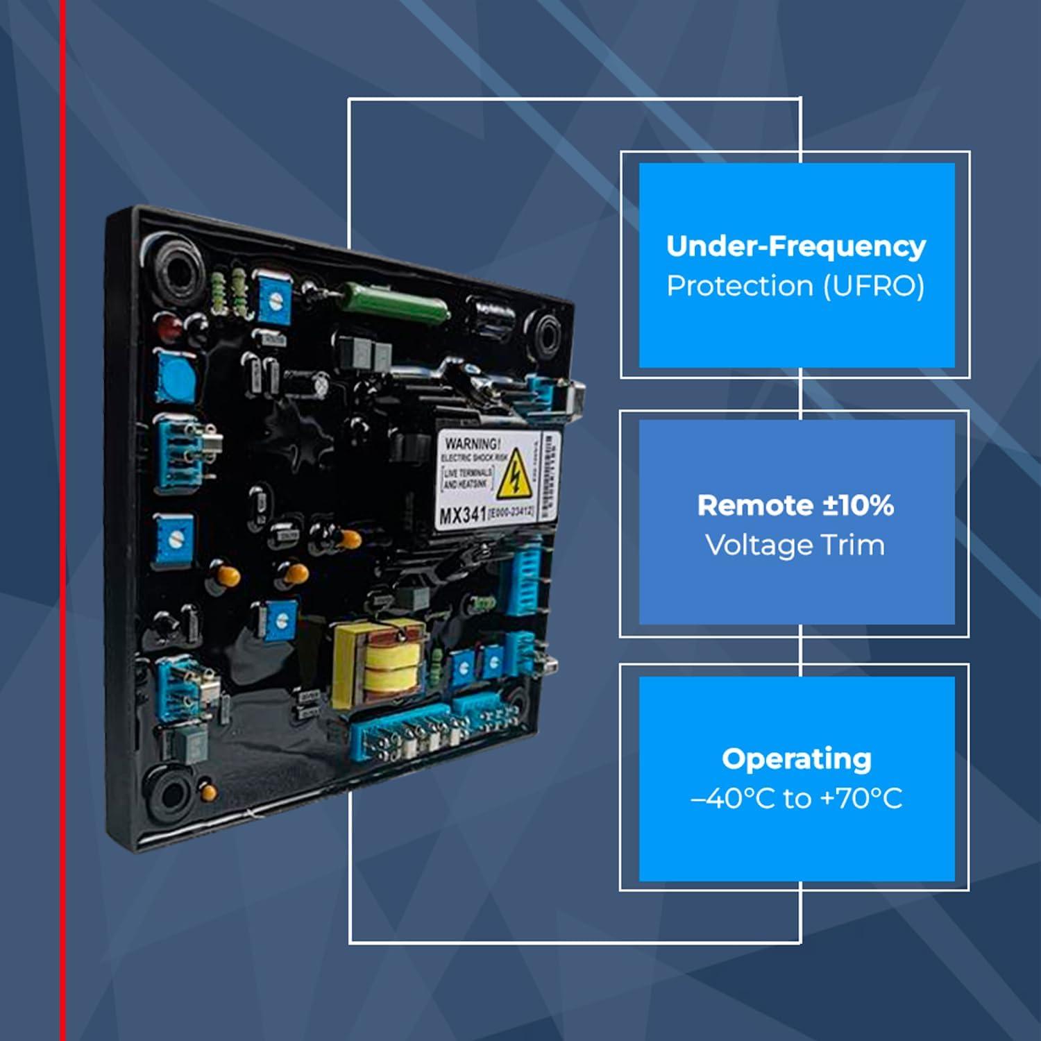 Regulador Automático de Voltaje MX341 Thunder Parts 120V