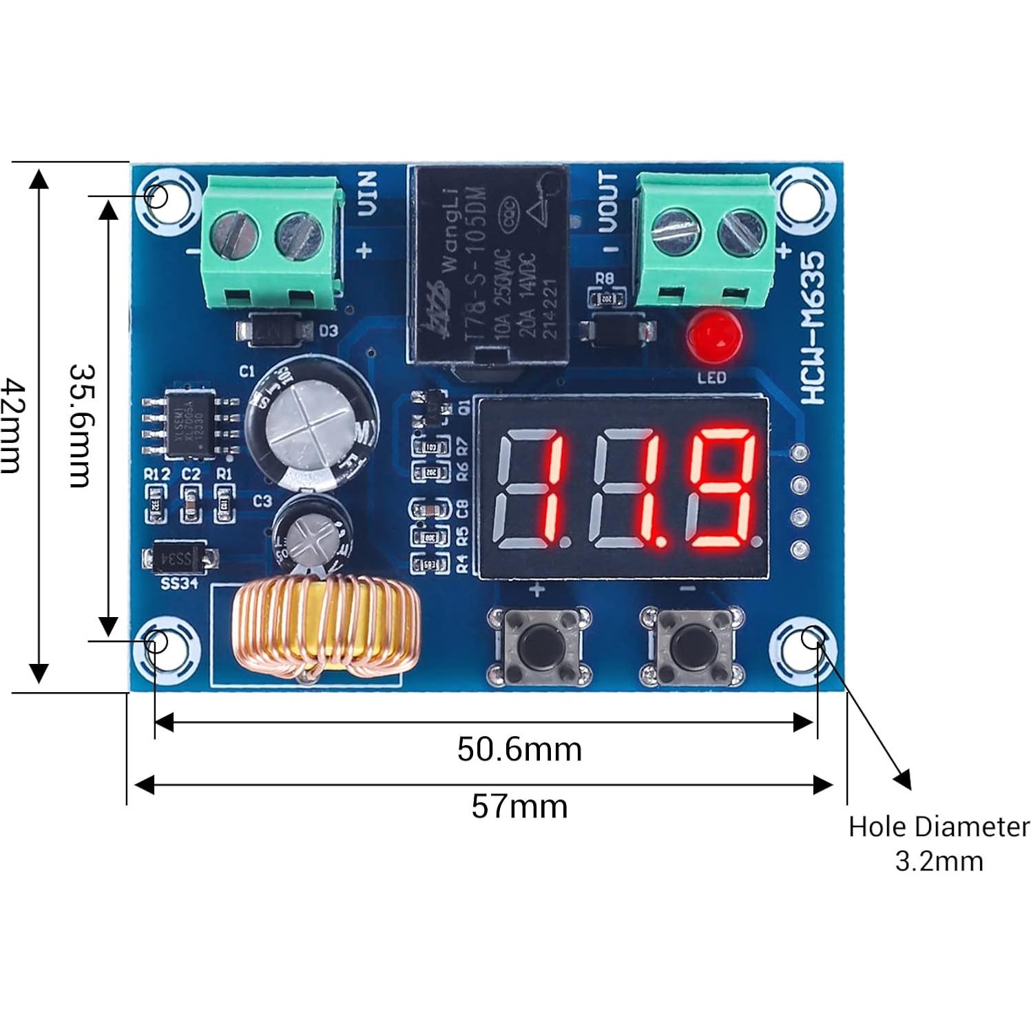 Interruptor de Protección Bajo Voltaje Digital IS 12-36V