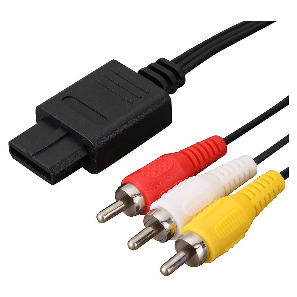 Cable AV Compuesto Trenro 1.83m para Nintendo 64/GameCube/SNES