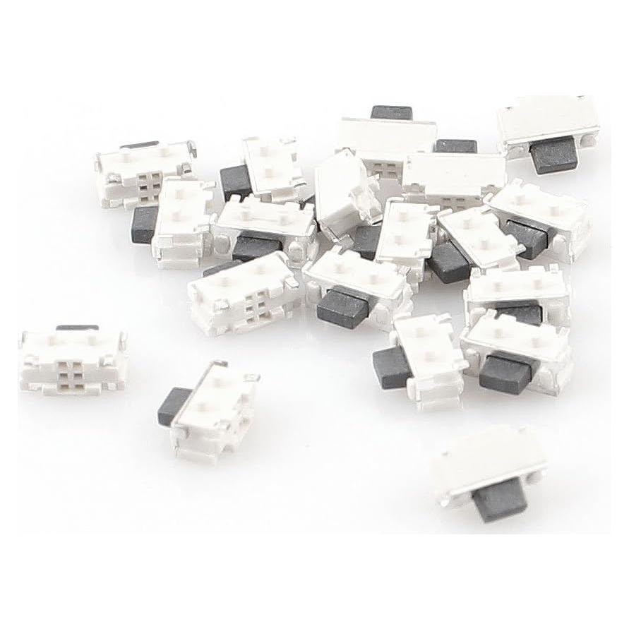 Interruptor Táctil uxcell SPST 4x2mm 20 Piezas Montaje SMD