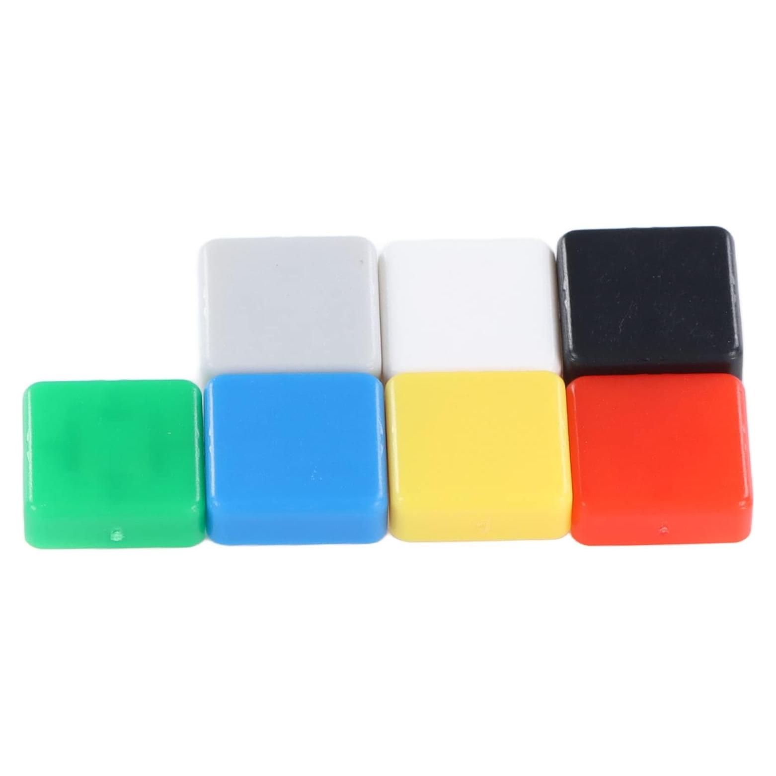 350 Interruptores Táctiles de Botón Eujgoov 7 Colores ABS