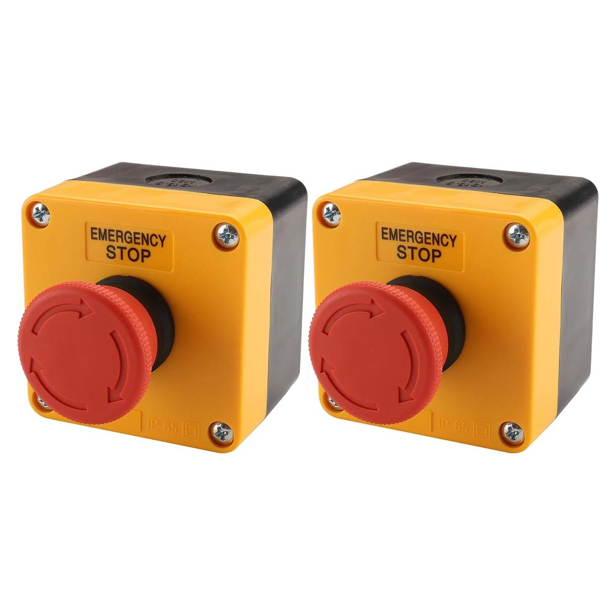 Interruptor de Parada de Emergencia Baomain 660V 2PCS