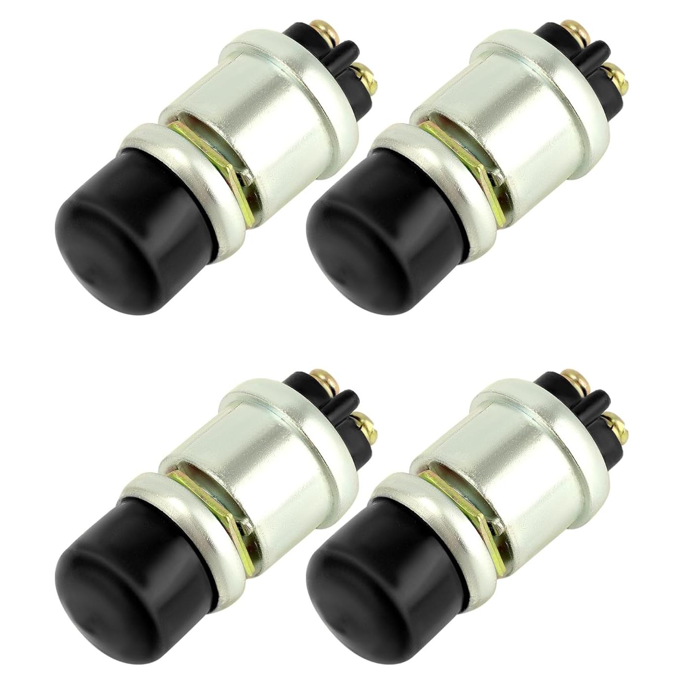 Interruptor de Botón de Inicio QWORK 12V 50A 4 Pcs