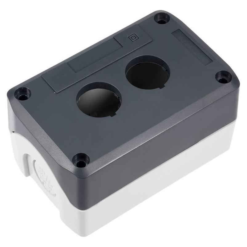 Caja de Control de Interruptor Pulsador 22mm uxcell Impermeable