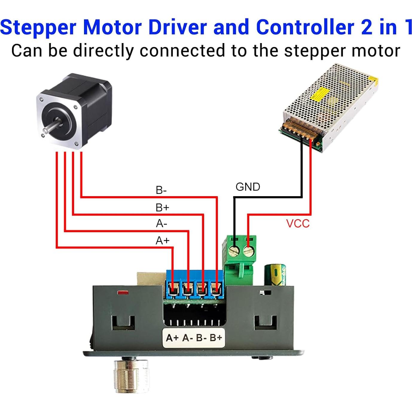 Controlador de Motor Paso a Paso BANRIA 4257 con Pantalla LCD