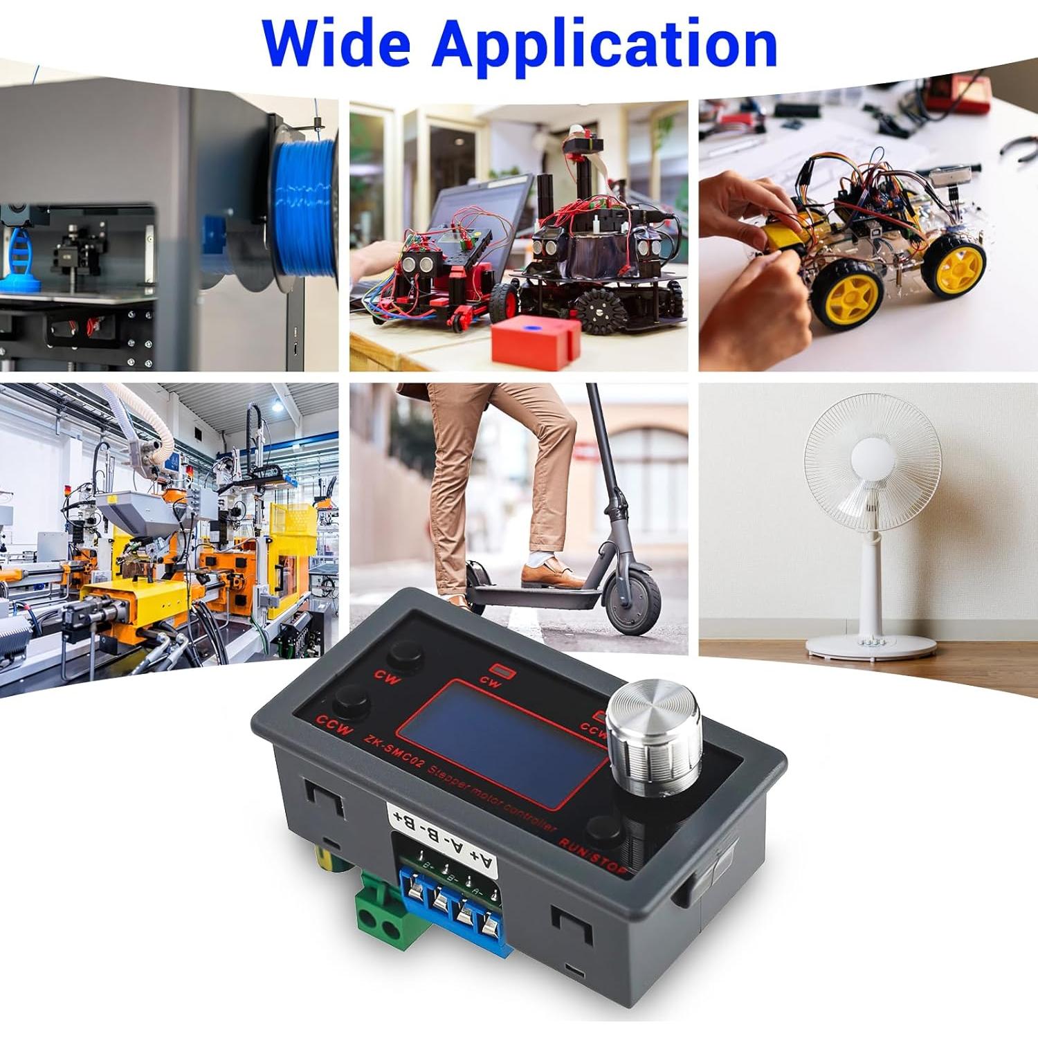 Controlador de Motor Paso a Paso BANRIA 4257 con Pantalla LCD