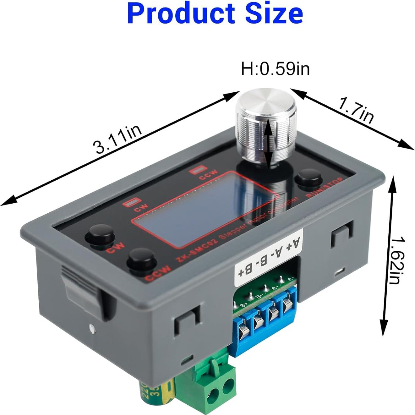 Controlador de Motor Paso a Paso BANRIA 4257 con Pantalla LCD