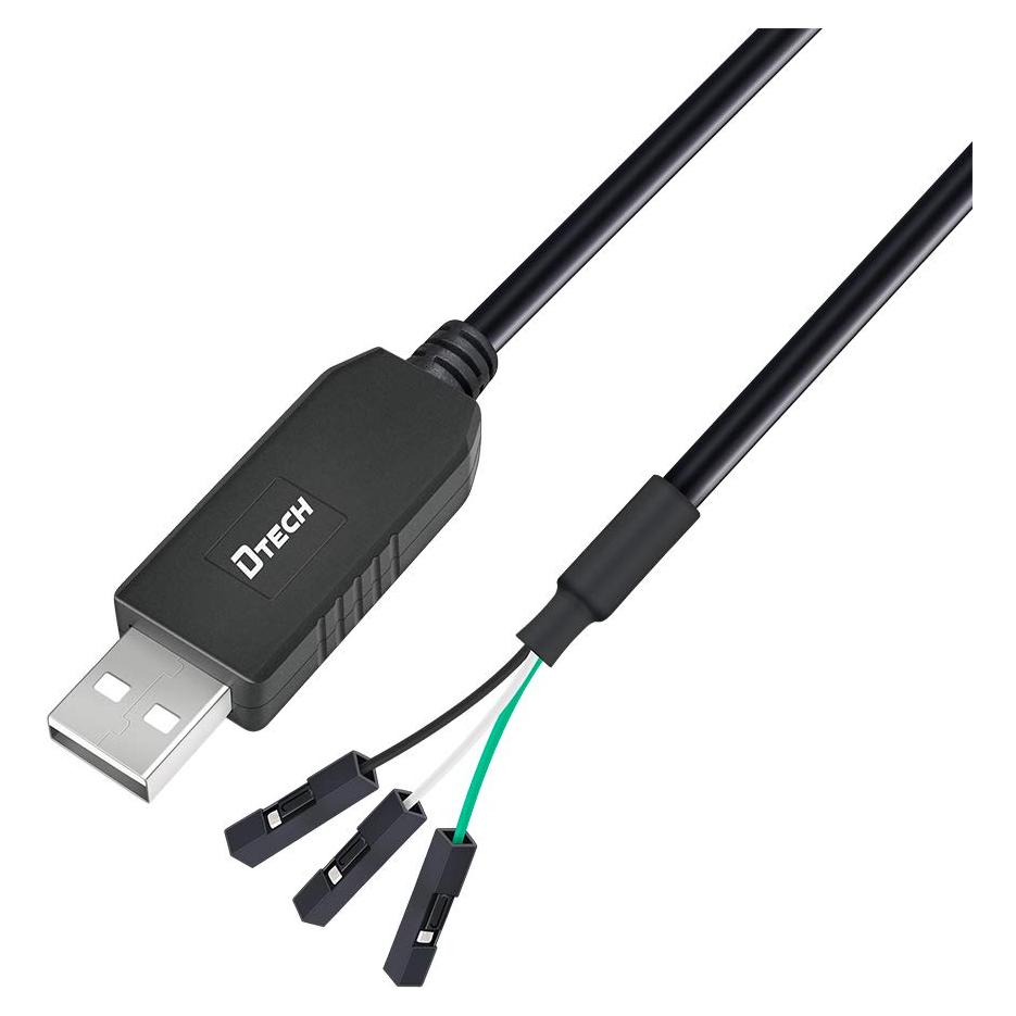 Cable USB a TTL 1.83m DTECH FT232RL 3.3V UART Adaptador